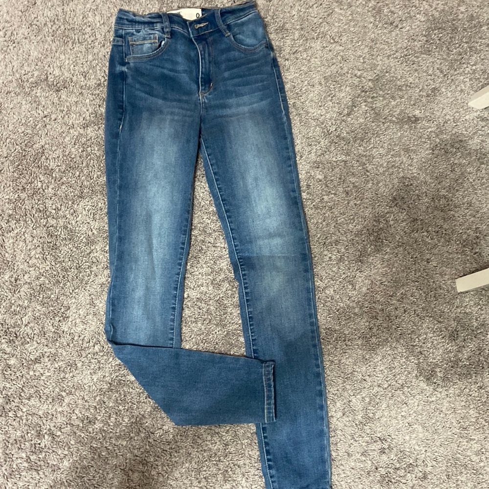 Garage skinny jeans without rips
